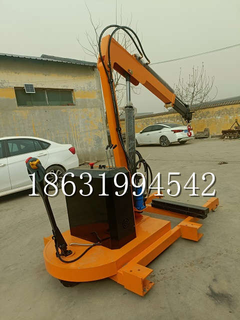 石家庄市自卸车厢随车吊 自制轮式四不像起重机 四驱平板吊 5吨 贵盛